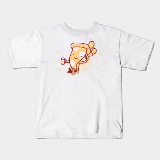 Baby Toddler Pizza Party Kid Kids T-Shirt